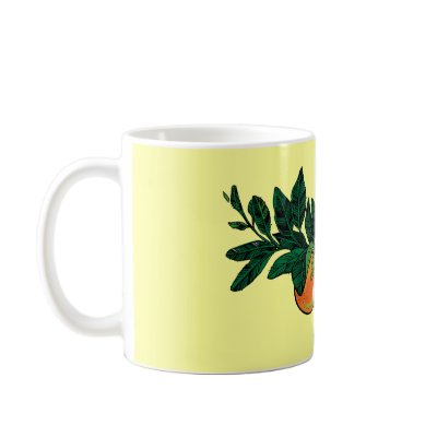 Orange branch mug by Duncan_Reed