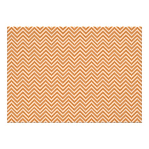Orange Bridal Shower Announcements
