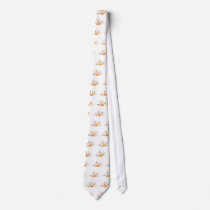 Orange & Brown Sun Cut Out ties