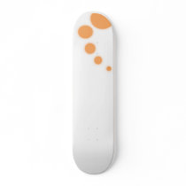 Orange Bubbles - Skateboard