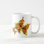 Orange Butterflies Coffee Mugs