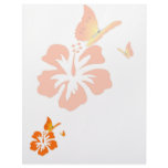 orange butterflies letterhead