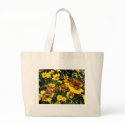 Orange Butterflies on Yellow Coreopsis bag