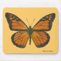 Orange Butterfly Mousepad by jduncan29 Orange Butterfly Mousepad