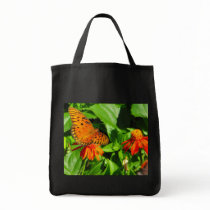 Orange Butterfly Upclose Bags