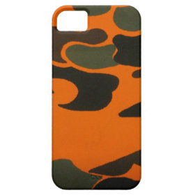 Orange Camo case for iPhone 5 iPhone 5 Cover