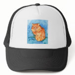 Orange Cat Trucker Hats