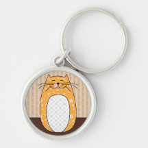 'Orange Cat' Keychain