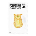 Orange Cat stamp