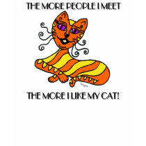 Orange Cat Shirt by Tinibaybeez Orange Cat Shirt