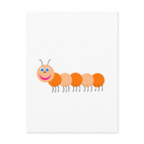 orange caterpillar postcards by shopaholicchick orange caterpillar postcards