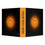 Orange Ceramic Sun Vinyl Binders