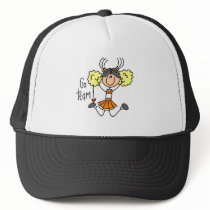 Orange Cheerleader hats