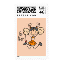 Orange Cheerleader Tshirts and Gifts postage