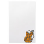 Orange Chest Protector Stationery