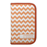 Orange Chevron Rickshaw Folio Planner