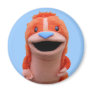 Orange Chipmunk Magnet