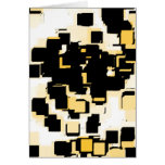 "Orange Chocolate Cake" Geometric Art cards