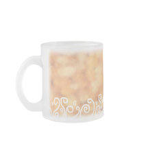 orange color abstract (mug design)