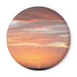 Orange Colored Sky magnets