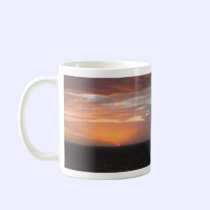 Orange Colored Sky mugs