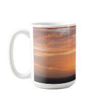 Orange Colored Sky mugs