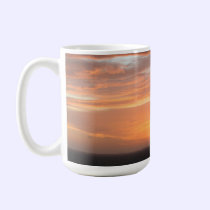 Orange Colored Sky mugs