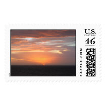 Orange Colored Sky postage by BlueSkiesGallery Orange Colored Sky postage