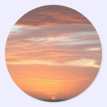 Orange Colored Sky stickers