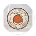 orange county, ca, USA stickers