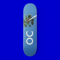 Orange County OC Palm Tree Skateboard Deck Art skateboards
