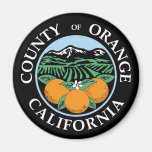 Orange county seal fridge magnets