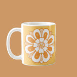 Orange Creme Daisy mugs