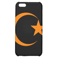 Orange Crescent & Star.png iPhone 5C Case
