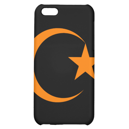 Orange Crescent & Star.png iPhone 5C Case