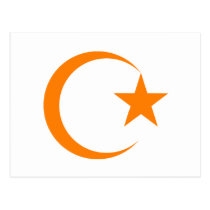 Orange Crescent & Star.png Post Cards