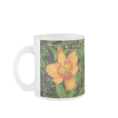 Orange Crush Daylily mug