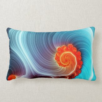 Orange Crush Decorative Reversable Pillow