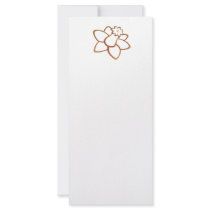 Orange Daffodil Full Color Rack Card