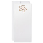 Orange Daffodil Full Color Rack Card