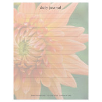 Orange Dahlia Letterhead
