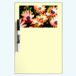 Orange Daisies dry erase boards