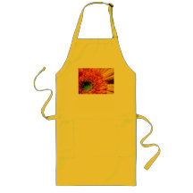 Orange Daisy Apron
