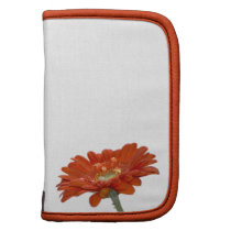 Orange Daisy Gerbera Flower Planner
