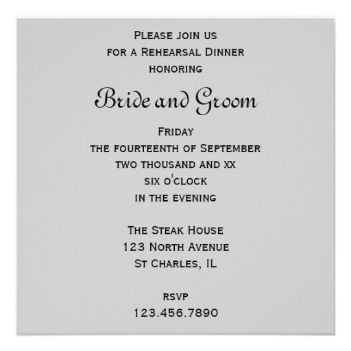 Orange Daisy Rehearsal Dinner Invitation