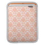 Orange Damask Pattern iPad Sleeves