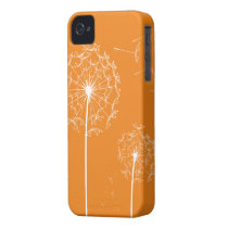orange dandelion 2 Case-mate Iphone 4 Case casemate cases