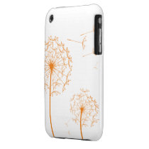 orange dandelion Case-mate Cases casemate cases