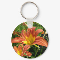 Orange Day Lillies keychains