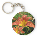 Orange Day Lillies Key Chains